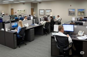 employees of HOA management company in Bullhead City at work 