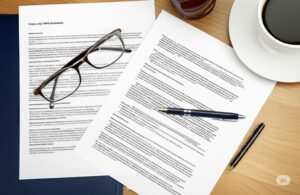 paperwork on hoa laws and covenants